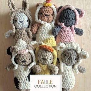 Fable Collection Farm Outfits HÄKELANLEITUNG (ohne Bärenmuster)