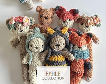 Fable Collection Wald-BUNDLE (Fuchs, Rehkitz und Bär HÄKELANLEITUNG) + Fee Mod