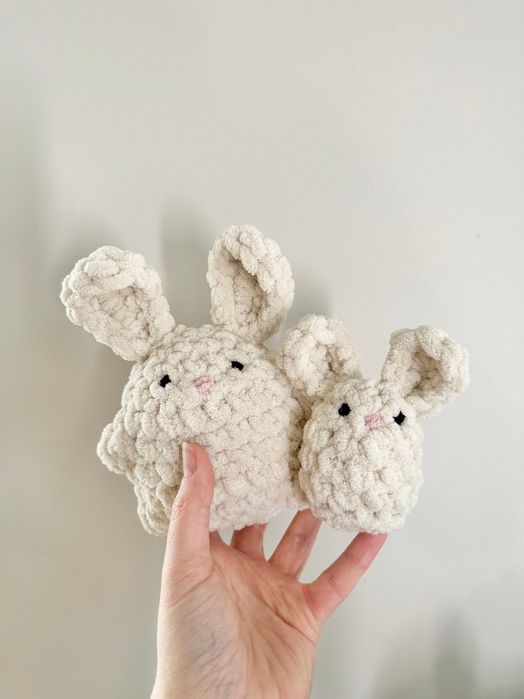 Furry yarn bunny! : r/crochet