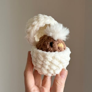 MOTIF DE CROCHETS pour mini oeufs Mabel (Mini poulet non inclus)