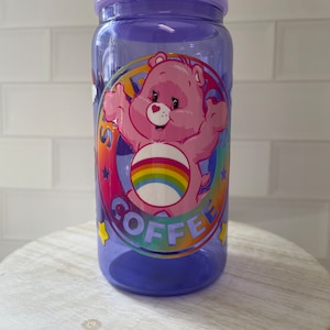 Care Bear Beer Glass Can