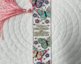 Marcador acrílico "Toma un respiro"