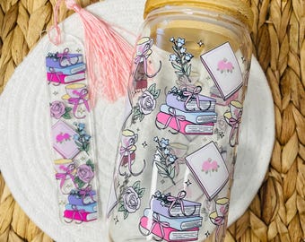 Lata de vidrio para lectura Coquette