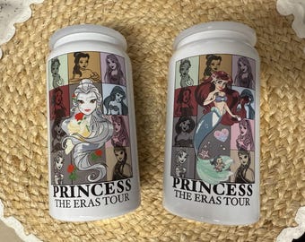 Vaso Princess Eras Tour / Vaso térmico de acero inoxidable de 16 oz