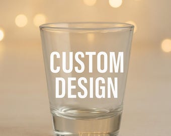 Vaso de chupito con diseño personalizado: regalo personalizado para cualquier ocasión