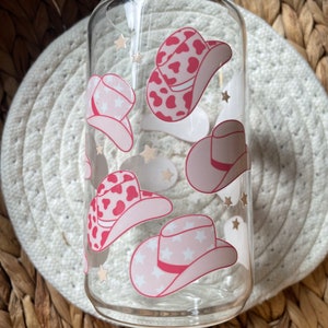 Cowgirl Glass Can
