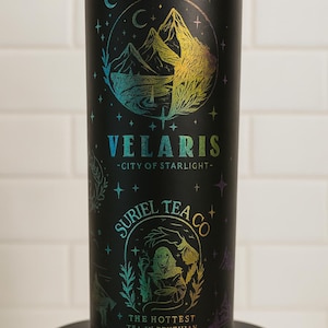 Velaris City of Starlight Tumbler – Suriel Tea Co. Edition
