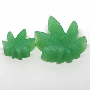 Soap embeds, marijuana leaf embeds, melt and pour soap embeds for soap and bath bombs