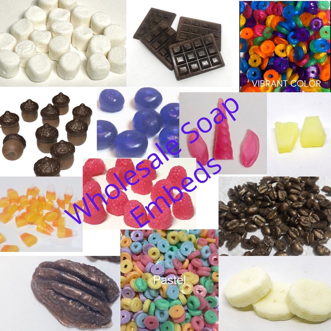 Wholesale Soap Embeds, Melt and Pour Soap Embeds, Detergent Free Soap