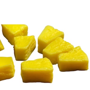 WAX pineapple embeds, Unscented wax embeds, embeds for candles