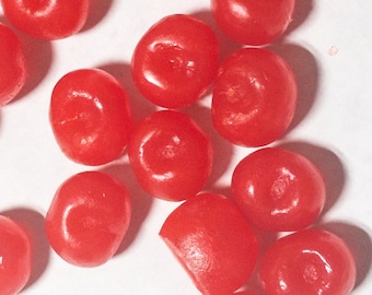 Wax Cherry Soap Embeds: Bath Bomb Toppers, Unscented (14)