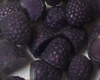 Blackberry Soap Embeds: Bath Bomb Toppers, Melt and Pour (5oz/34-36)