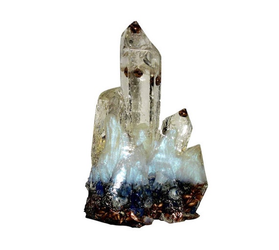 Orgone Crystal  Cluster  - Orgone Energy Generating Device