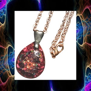 Heart Centered Orgone Energy Pendant - Hope, Courage, Determination
