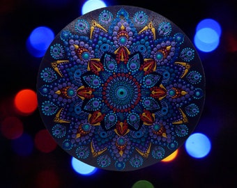 Sun and Ocean - 12&quot; Mandala Wall Hanging