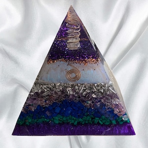 Earth and Sky Harmonizer Pyramid - over 6" tall
