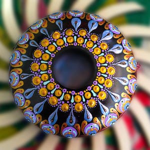 Dot Art Tea Light Round Holder 2