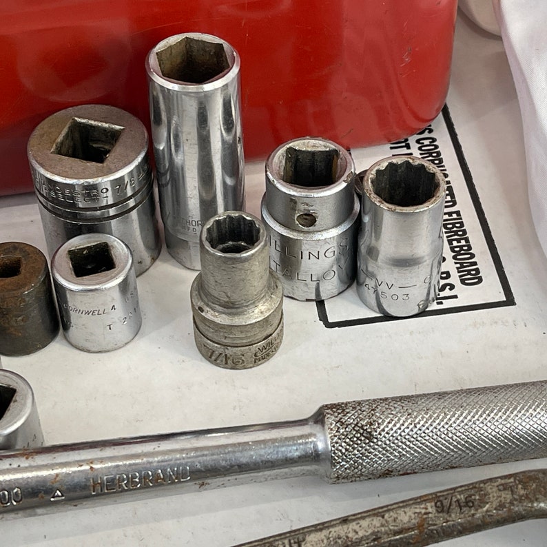 45 Pc Set of American Made Hand Tools W/ Tool Box Vintage Etsy