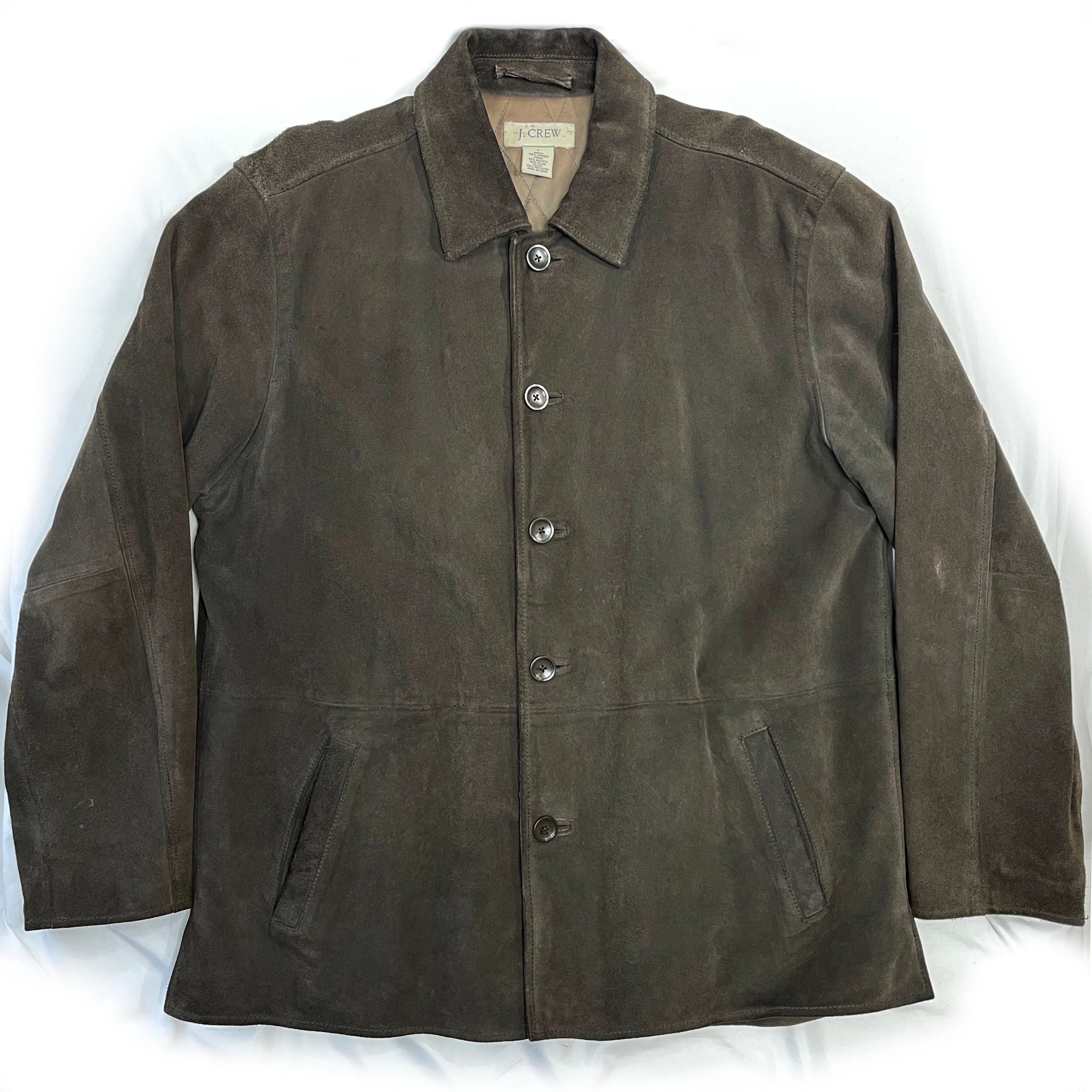 【安値】90'sJ.Crew-Leather jacket (size L) J.crew Leather Jacket - Etsy