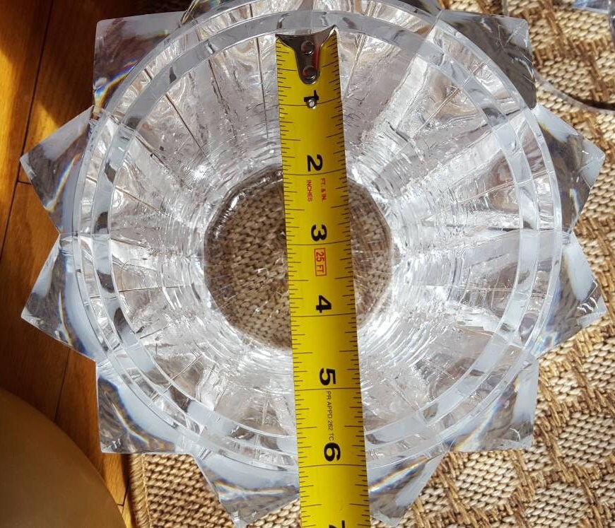 Vintage Judith Kruger Grainware Acrylic Lucite Ice Bucket Barware Etsy