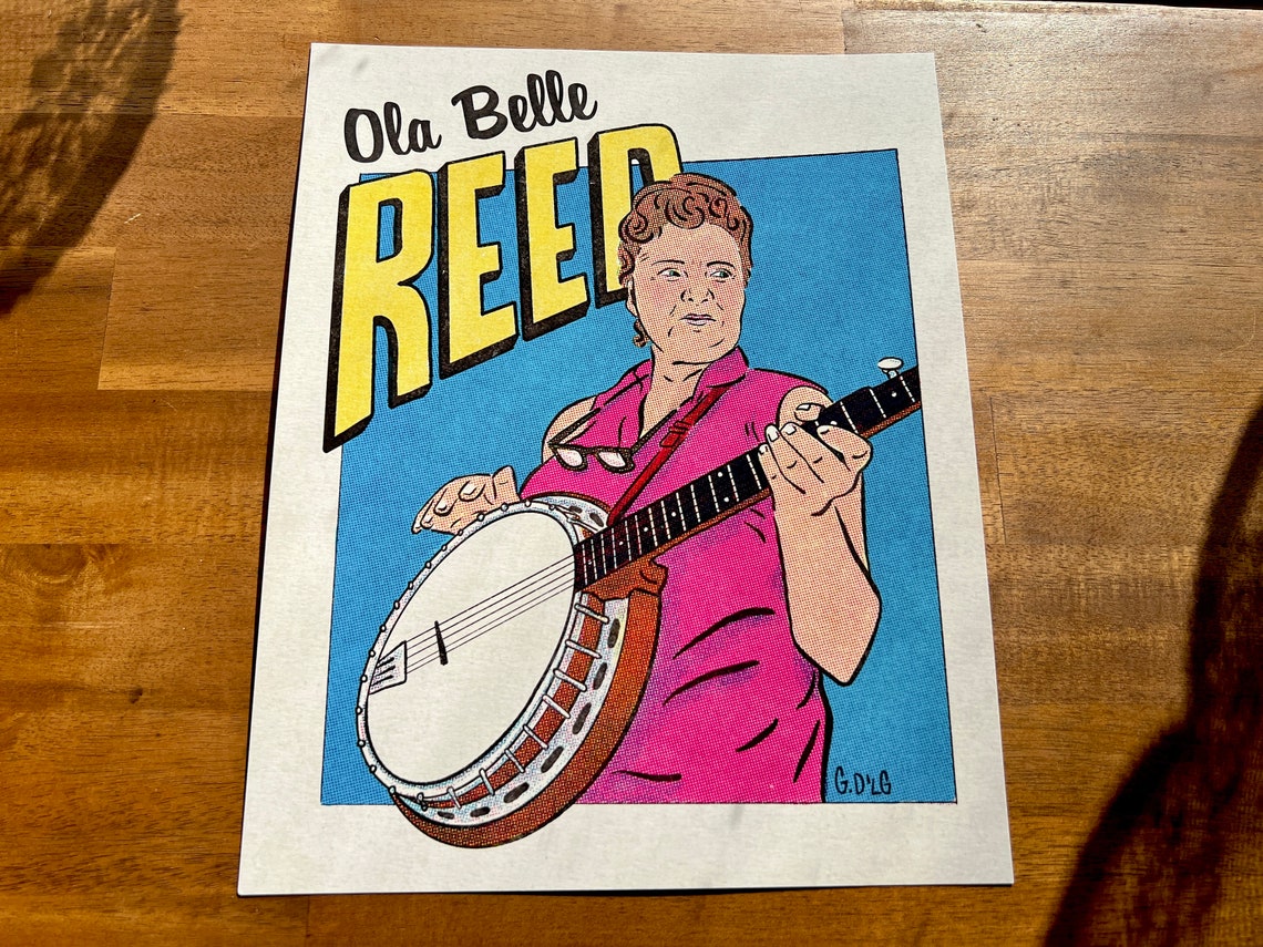 Bell Reed Ola Belle Reed 8x10” Art Print - Etsy