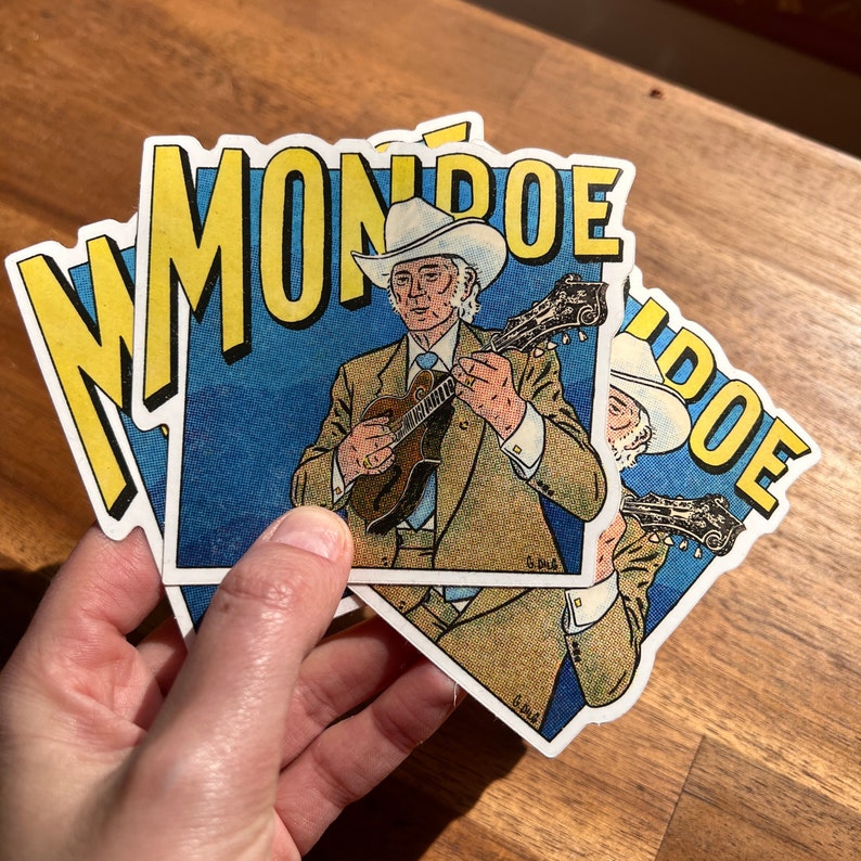 Bill Monroe Sticker/decal - Etsy