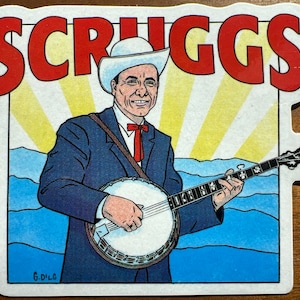 Pegatina/Calcomanía de Earl Scruggs