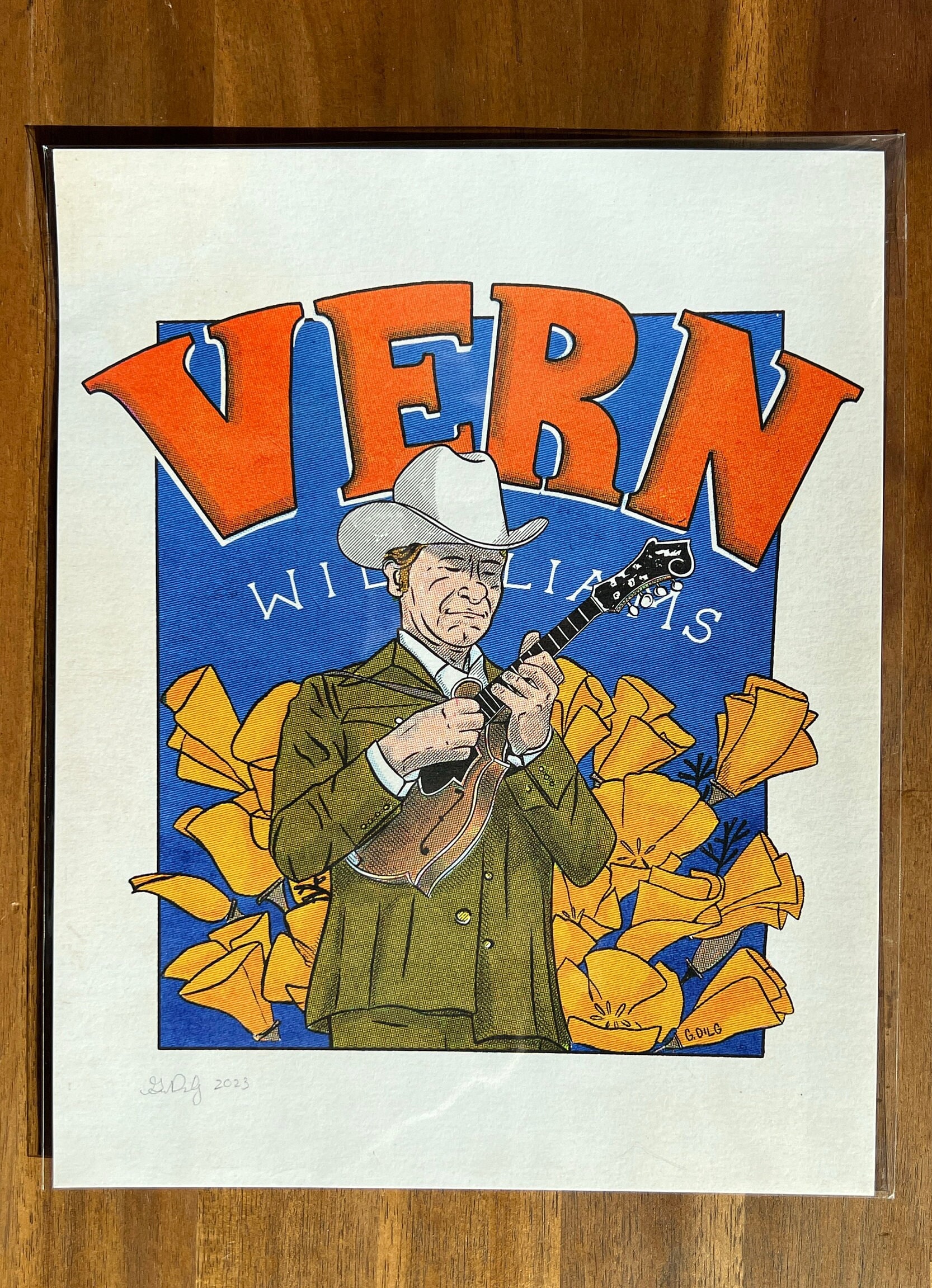 Vern Williams 8x10 Art Print - Etsy