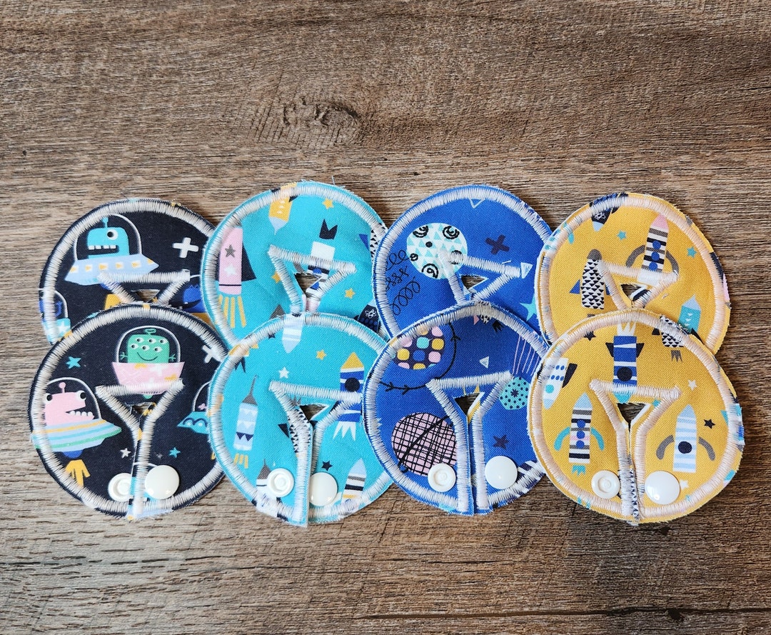 Gtube Pads Space Boy Style / Gtube Cover/ Button Feeding Tube Pads
