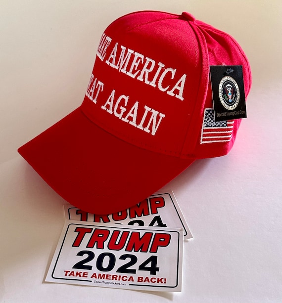 President Donald Trump Hat.2024.make America Great Again. MAGA .red 2 2024 Decals.hot New Large Letter Design Etsy