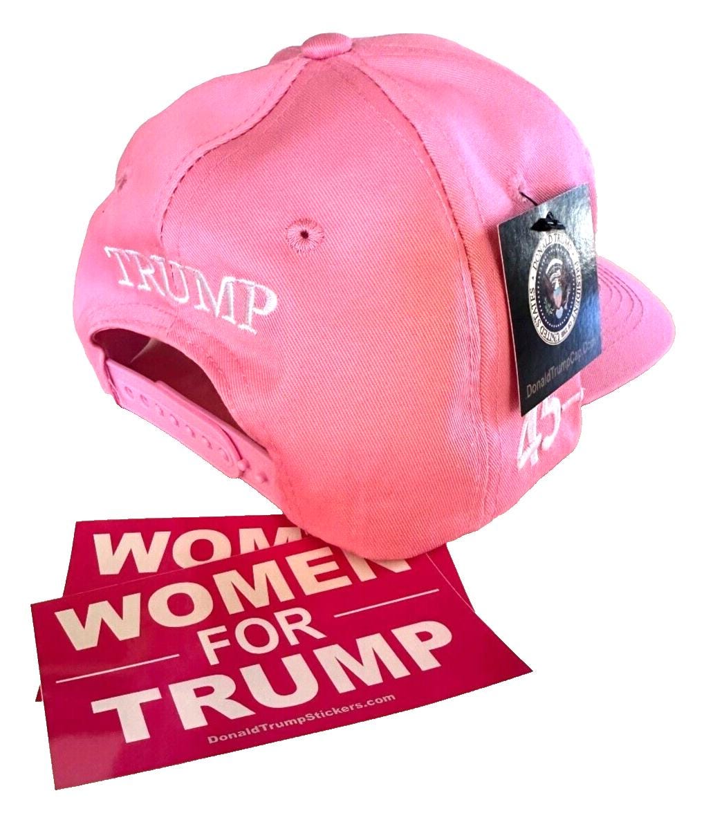 President Trump blowing bubblegum Pink snapback Patch hat Ball cap One Size Trump 45-47 ..limited Edition...pink..maga... Hat..2024..+ 2  main image 3