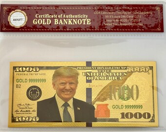 Trump 2 Dollar Bill - Etsy