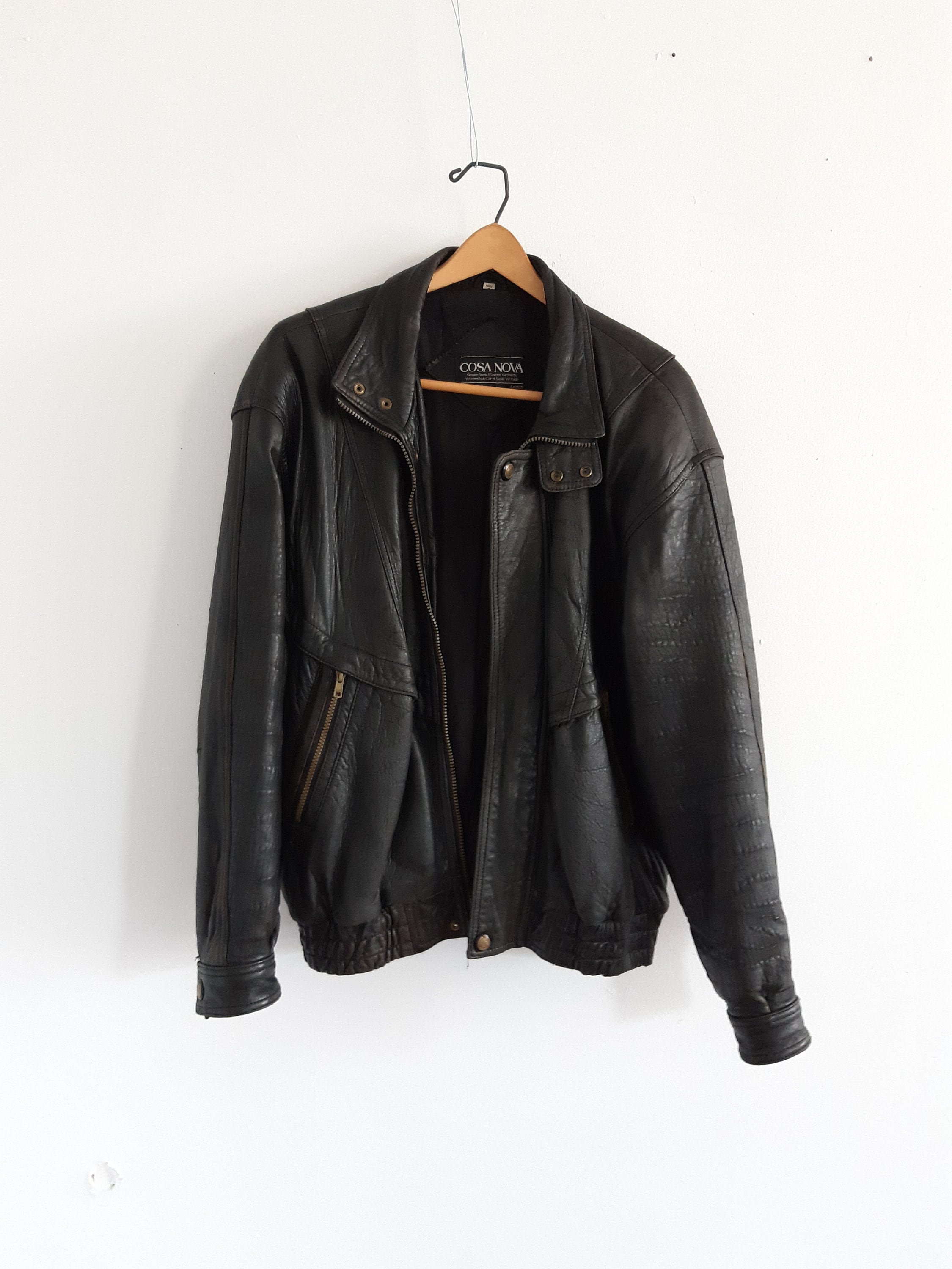VTG Leather Jacket 1980s Cosa Nova Genuine Suede & Leather VTG Leather Jacket 1980s Cosa Nova Genuine Suede & Leather