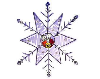 Snowflake Holiday Card