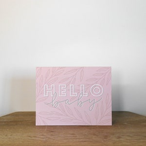 Carte Hello Baby