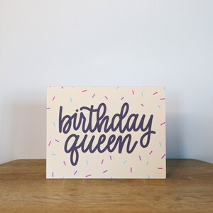 Carte Reine d’anniversaire