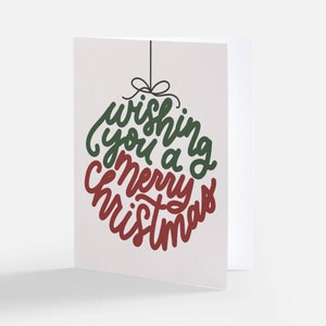 Je vous souhaite une carte de joyeux Noël
