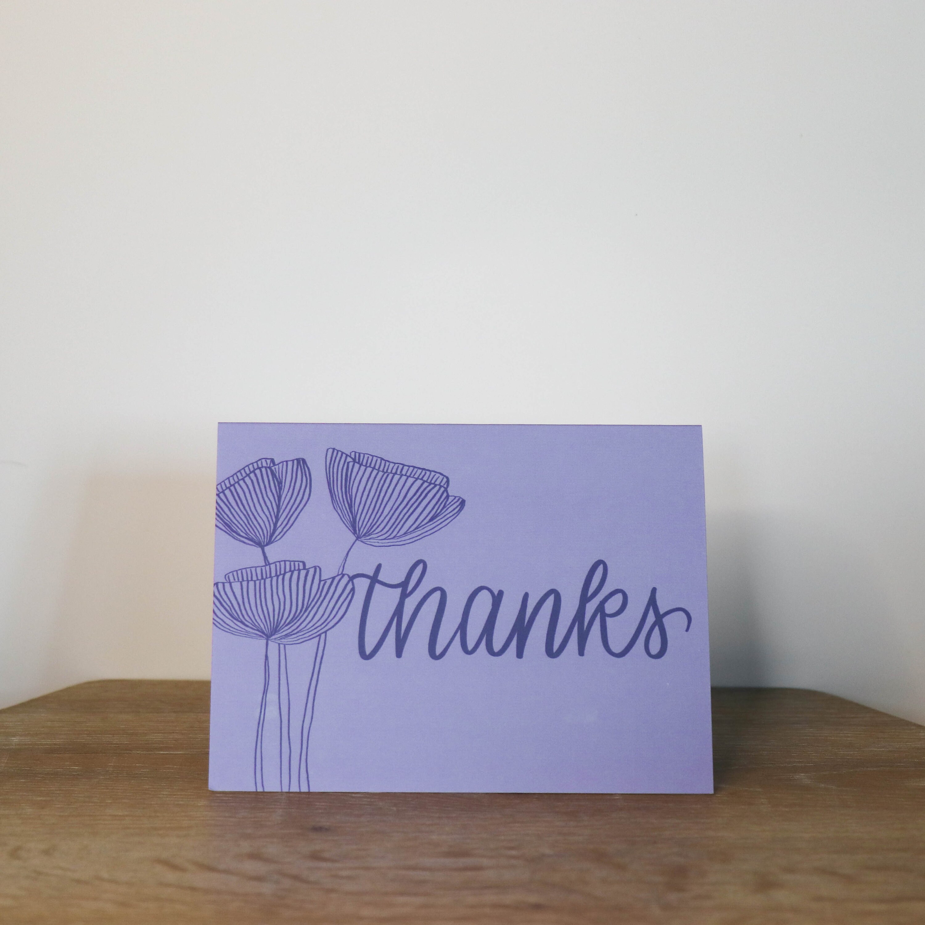 Thank You Card Etsy