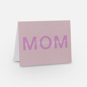Carte MOM I Love You