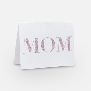 Carte MOM (rose)