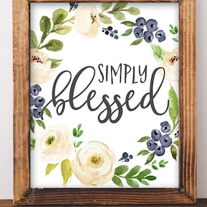Farmhouse Printables Blessed