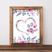 Heart Paw Print Printable Wall Art Pets Are Love DIY Home - Etsy