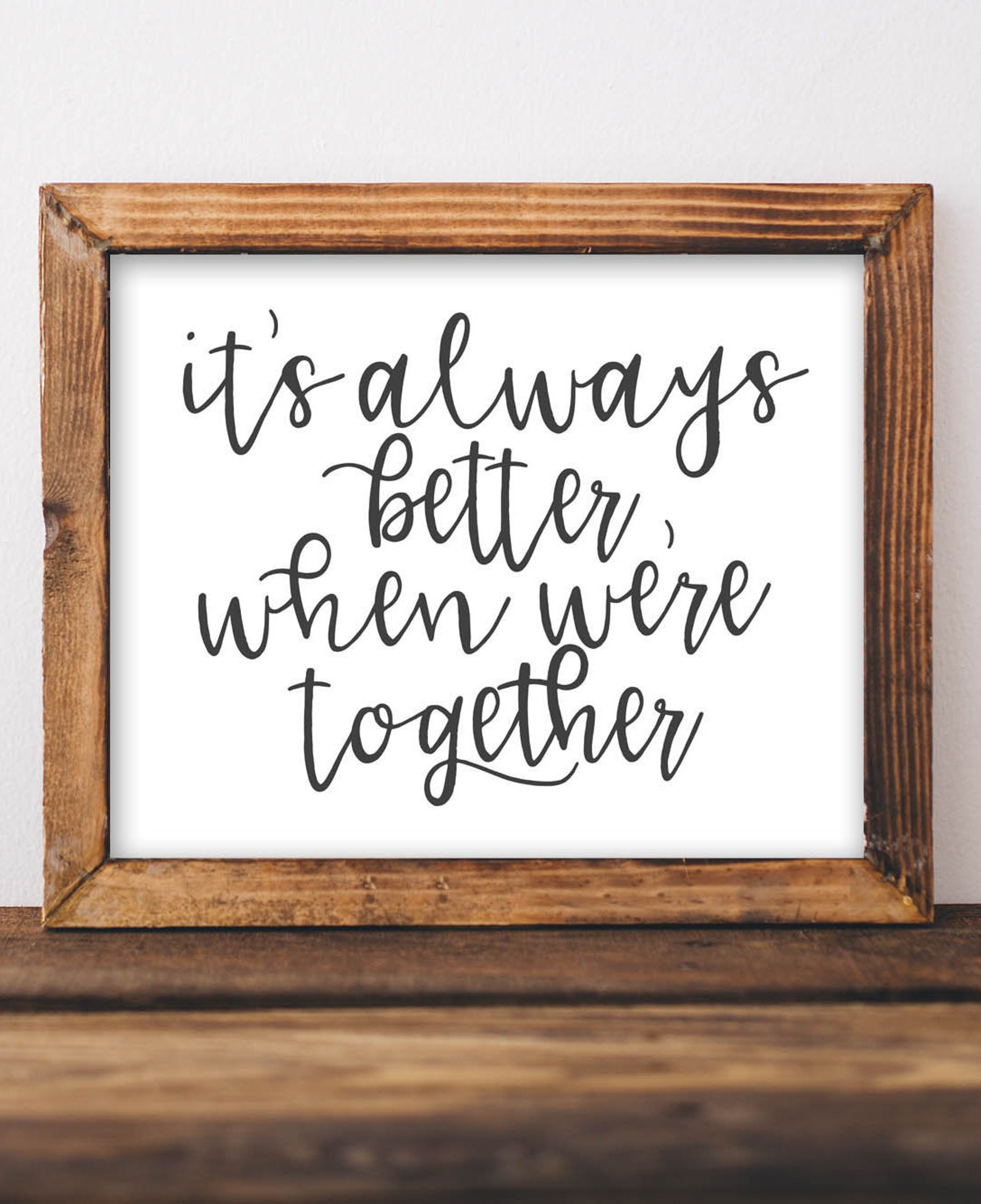 Printable Wall Art, Farmhouse Decor, Wedding Gift, DIY Home Decor, It's ...