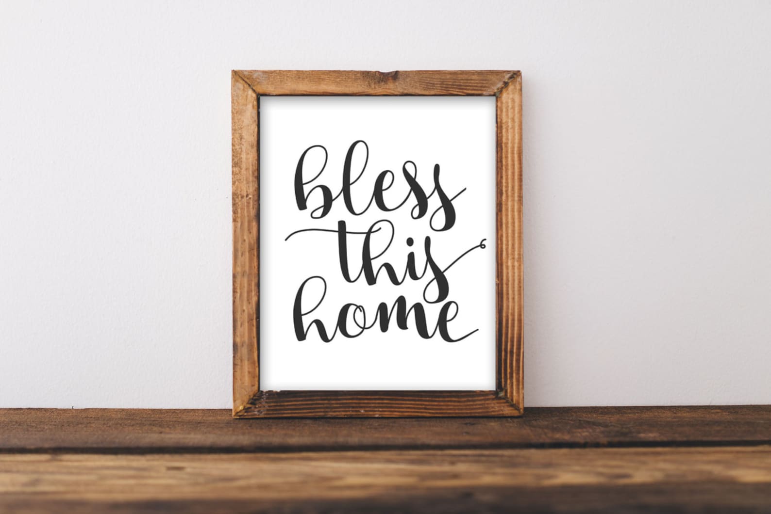 Printable Wall Art 8x10 Bless This Home Wall Art Printable Etsy