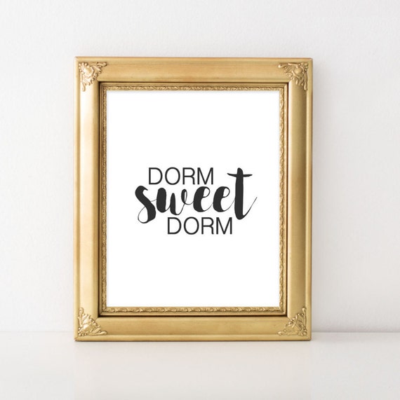 Download Dorm Printable Art Dorm Sweet Dorm printable wall art dorm ...