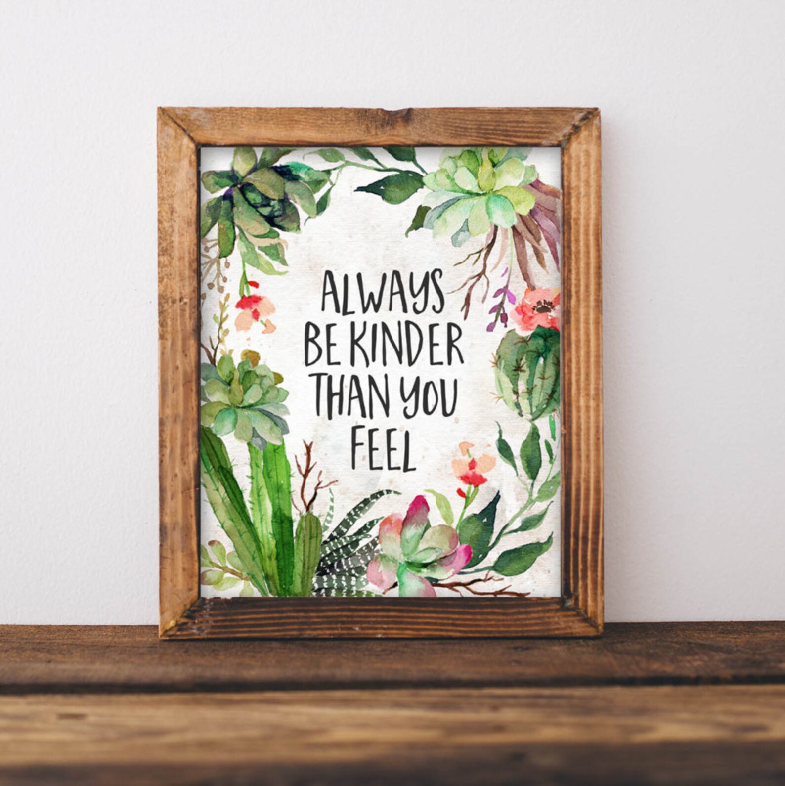 постеры с фразами. Kinder than me. Kinder than me. ли и.