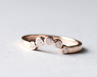 Rose Gold Ring Bezel Ring, Ring Enhancer, Ring Wraps, Minimalist Ring, Stacking Ring, Dainty Ring, 925 Sterling Silver Ring 101