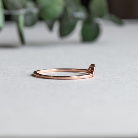 Rose Gold Vermeil Ring, Bezel Ring, Ring Enhancer, Ring Wraps, Minimalist  Ring, Stacking Ring, Dainty Ring, 925 Sterling Silver Ring - Etsy