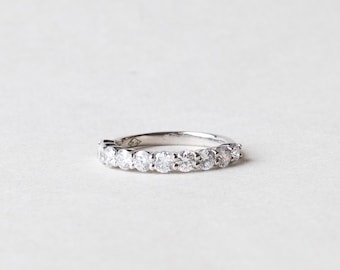 Platinum 2.75mm Round Anniversary Lab Diamond Band