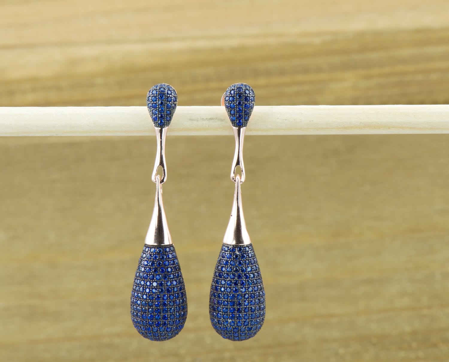 Earrings for a Blue Cocktail Dress - Etsy